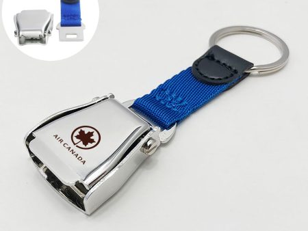 Air Canada(2) Designed Airplane Seat Belt Key Chains Online