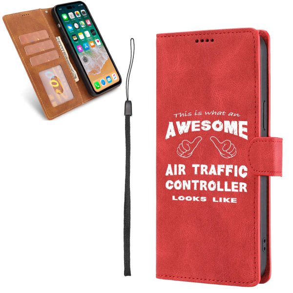 Air Traffic Controller Designed Leather Samsung S & Note Cases Hot on Sale