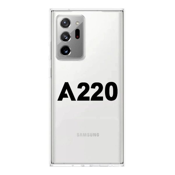 A220 Flat Text Transparent Silicone Samsung A Cases Online Hot Sale