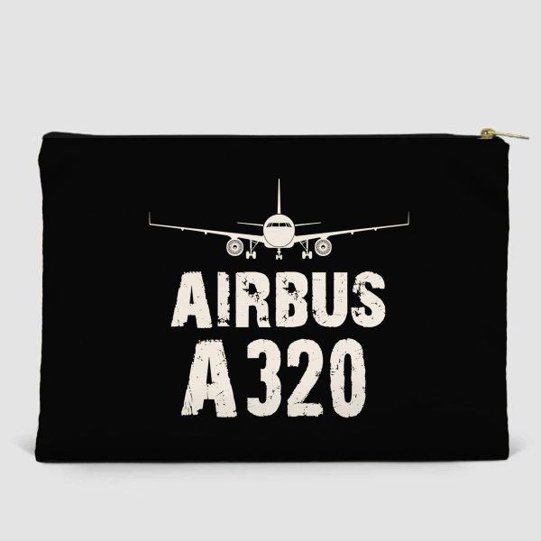 Airbus A320 & Plane Designed Zipper Pouch Discount