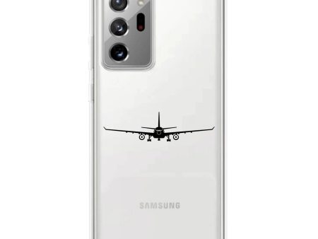 Airbus A330 Silhouette Designed Transparent Silicone Samsung S & Note Cases For Discount