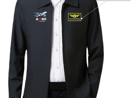 Airbus A380 Love at first flight Designed Stylish Coats Hot on Sale