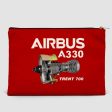 Airbus A330 & Trent 700 Engine Designed Zipper Pouch Sale