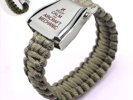 Aircraft Mechanic Design Airplane Seat Belt Bracelet Online