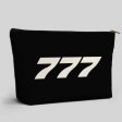 777 Flat Text Designed Zipper Pouch Sale