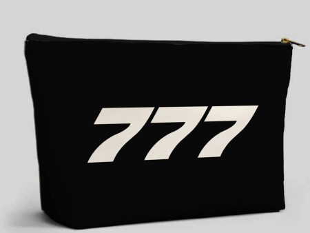 777 Flat Text Designed Zipper Pouch Sale