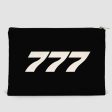 777 Flat Text Designed Zipper Pouch Sale