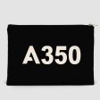 A350 Flat Text Designed Zipper Pouch For Discount