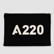 A220 Flat Text Designed Zipper Pouch For Sale