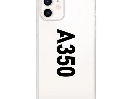 A350 Text Designed Transparent Silicone iPhone Cases Hot on Sale