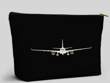 Airbus A330 Silhouette Designed Zipper Pouch For Discount