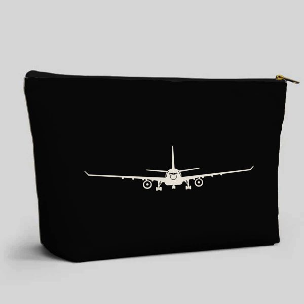 Airbus A330 Silhouette Designed Zipper Pouch For Discount