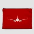 Airbus A320 Silhouette Designed Zipper Pouch Online Sale