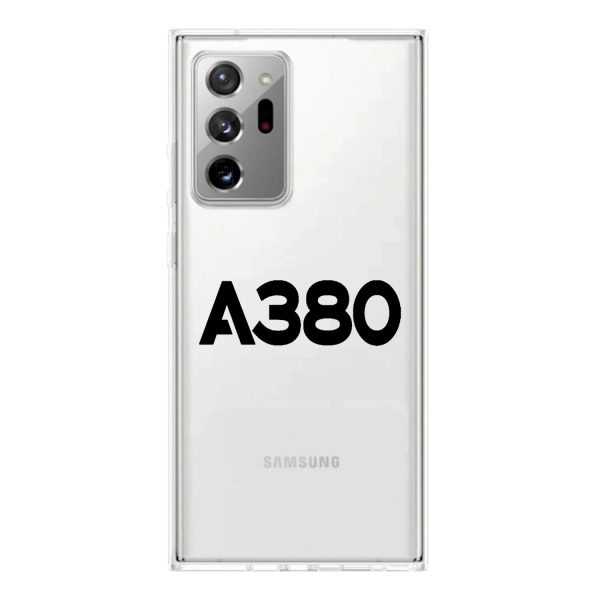 A380 Flat Text Transparent Silicone Samsung A Cases Online