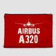 Airbus A320 & Plane Designed Zipper Pouch Discount