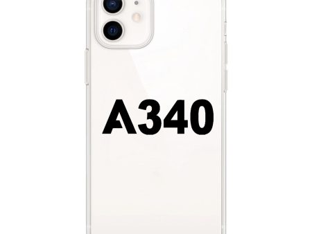 A340 Flat Text Designed Transparent Silicone iPhone Cases For Sale