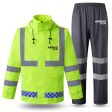 Airbus A330 & Text Designed Reflective Waterproof Rainsuit Set on Sale