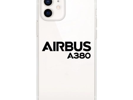 Airbus A380 & Text Designed Transparent Silicone iPhone Cases Fashion