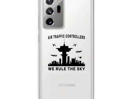 Air Traffic Controllers - We Rule The Sky Transparent Silicone Samsung A Cases Online now