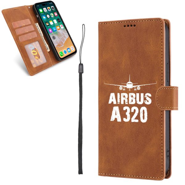 Airbus A320 & Plane Designed Leather Samsung S & Note Cases Fashion