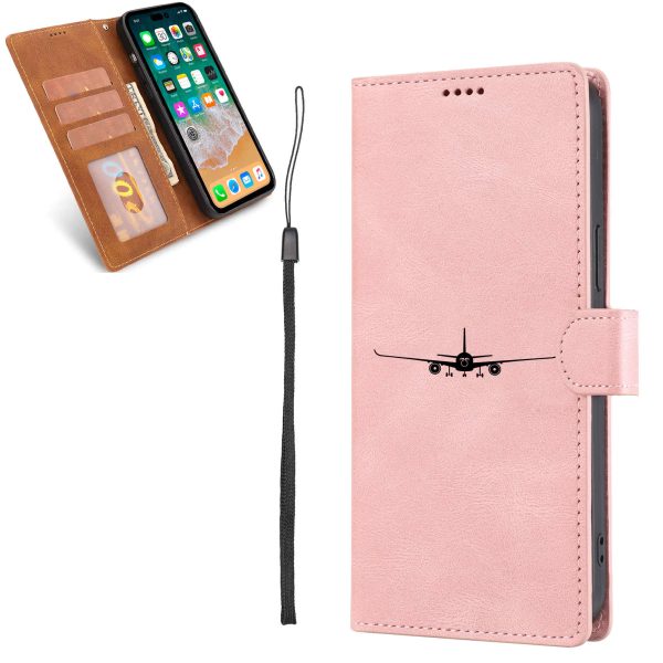 Airbus A350 Silhouette Designed Leather Samsung S & Note Cases Online Sale