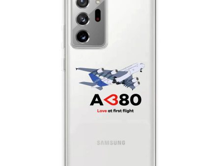 Airbus A380 Love at first flight Transparent Silicone Samsung A Cases For Discount