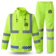 Airbus A330 & Plane Designed Reflective Waterproof Rainsuit Set Cheap