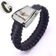 Custom Name (US Air Force & Star) Design Airplane Seat Belt Bracelet For Discount