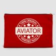 %100 Original Aviator Designed Zipper Pouch Discount