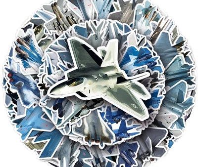 50 Pieces Air Force Planes Stickers (Mixed) Cheap