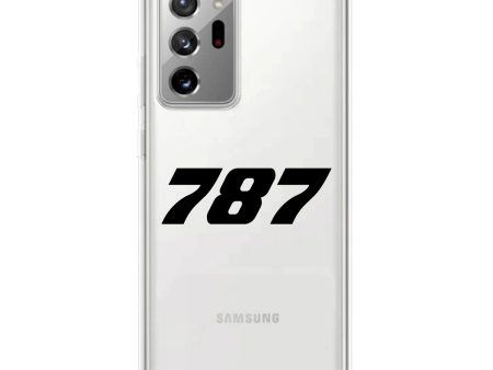 787 Flat Text Transparent Silicone Samsung A Cases Supply