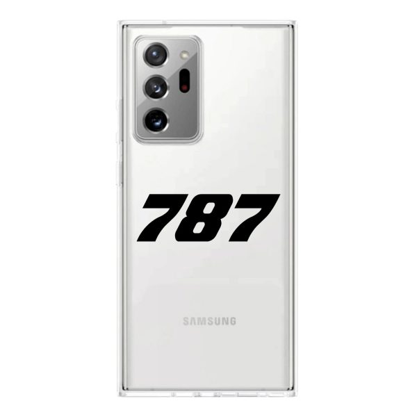 787 Flat Text Transparent Silicone Samsung A Cases Supply