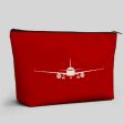 Airbus A320 Silhouette Designed Zipper Pouch Online Sale