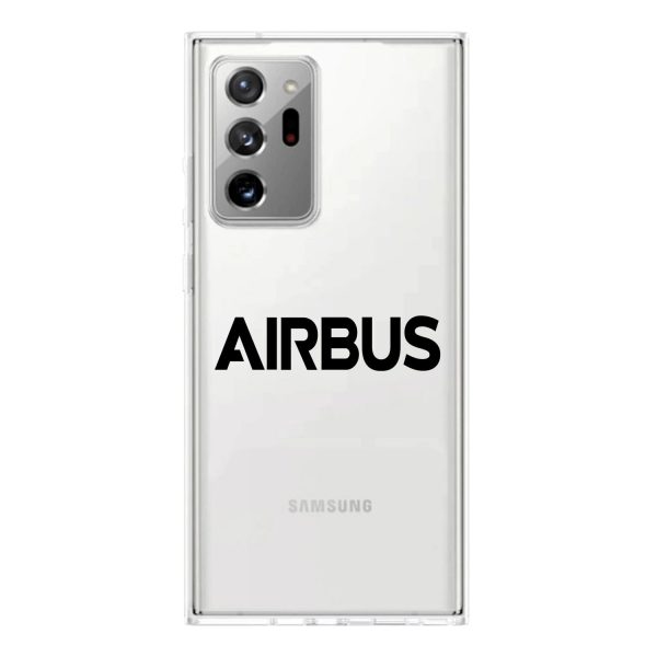 Airbus & Text Transparent Silicone Samsung A Cases Cheap