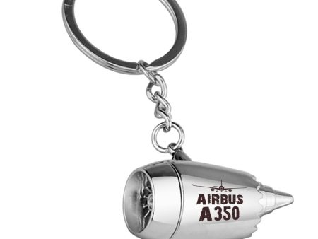 Airbus A350 & Plane Designed Airplane Jet Engine Shaped Key Chain Sale