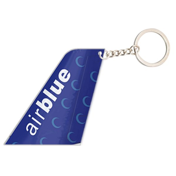 Air Blue Designed Tail Key Chains Fashion