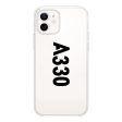 A330 Text Designed Transparent Silicone iPhone Cases Supply