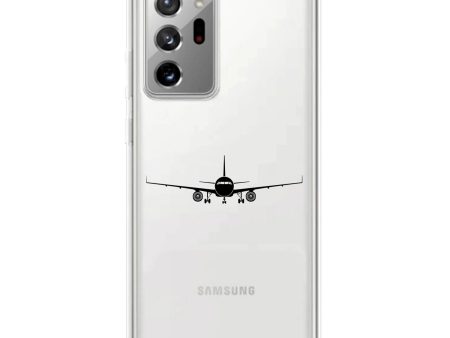 Airbus A320 Silhouette Designed Transparent Silicone Samsung S & Note Cases on Sale