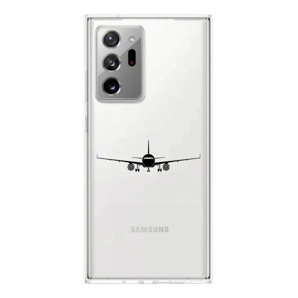 Airbus A320 Silhouette Designed Transparent Silicone Samsung S & Note Cases on Sale