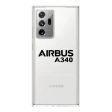 Airbus A340 & Text Transparent Silicone Samsung A Cases on Sale