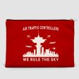 Air Traffic Controllers - We Rule The Sky Designed Zipper Pouch Sale