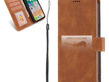 Airbus A350XWB & Dots Designed Leather Samsung S & Note Cases Fashion