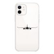 Airbus A350 Silhouette Designed Transparent Silicone iPhone Cases Sale