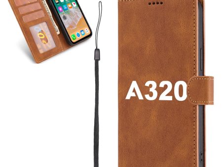 A320 Flat Text Leather Samsung A Cases For Cheap