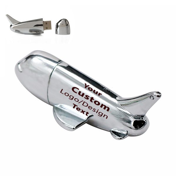 Your Custom Design & Image & Logo & Text Designed Airplane Shape USB Drives Online now