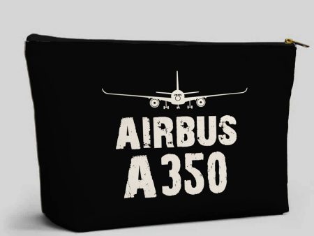 Airbus A350 & Plane Designed Zipper Pouch Online