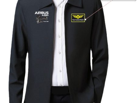 Airbus A380 & Trent 900 Engine Designed Stylish Coats Discount