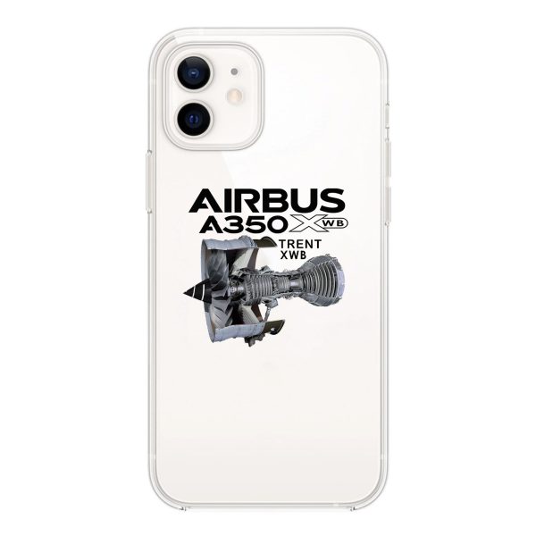 Airbus A350 & Trent Wxb Engine Designed Transparent Silicone iPhone Cases Supply