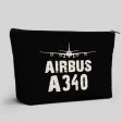 Airbus A340 & Plane Designed Zipper Pouch Online Sale