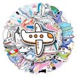 50 Pieces Cartoon Planes Stickers (Mixed) Online Sale